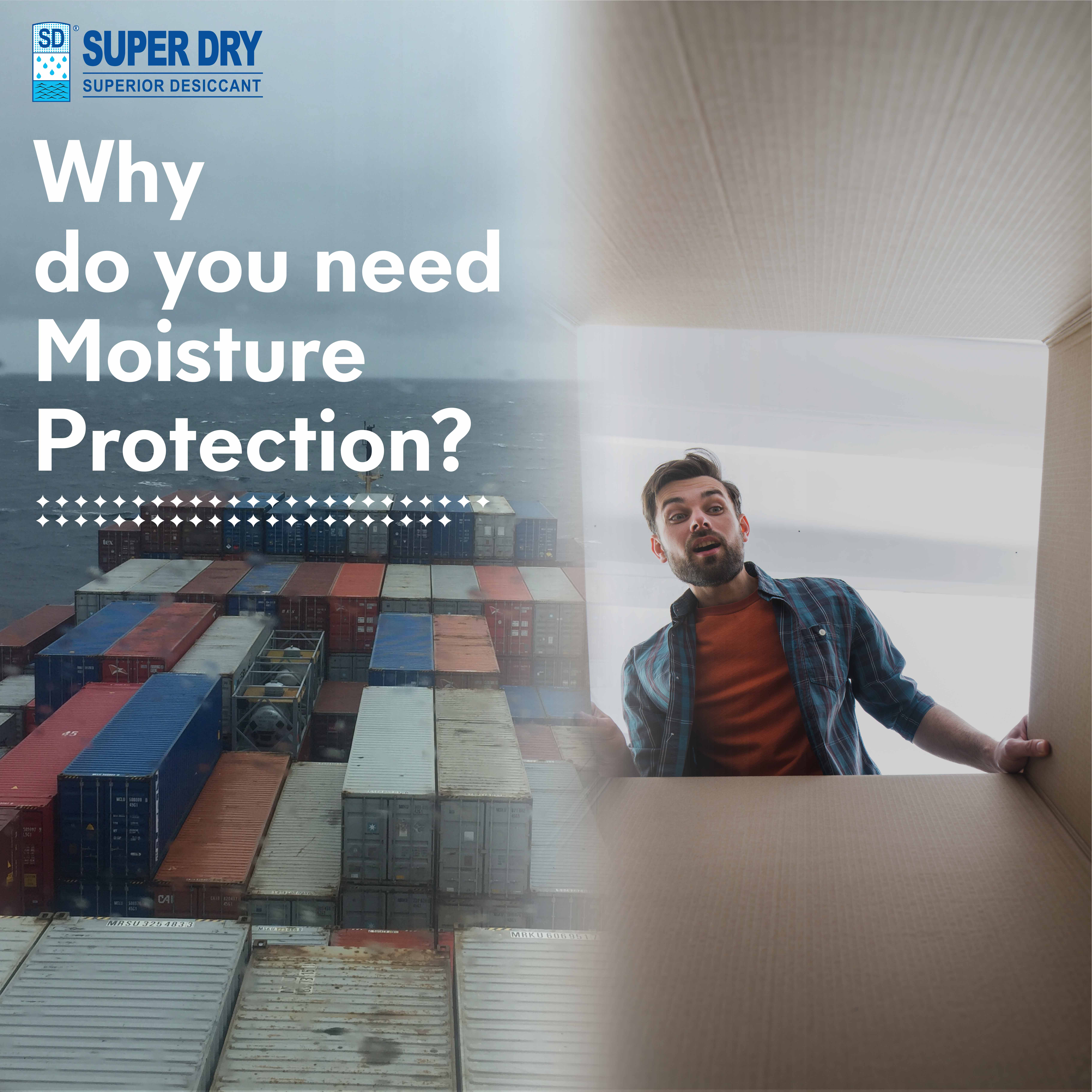 #Are you prepared for expensive claims caused by moisture damage during transport and storage of your products?